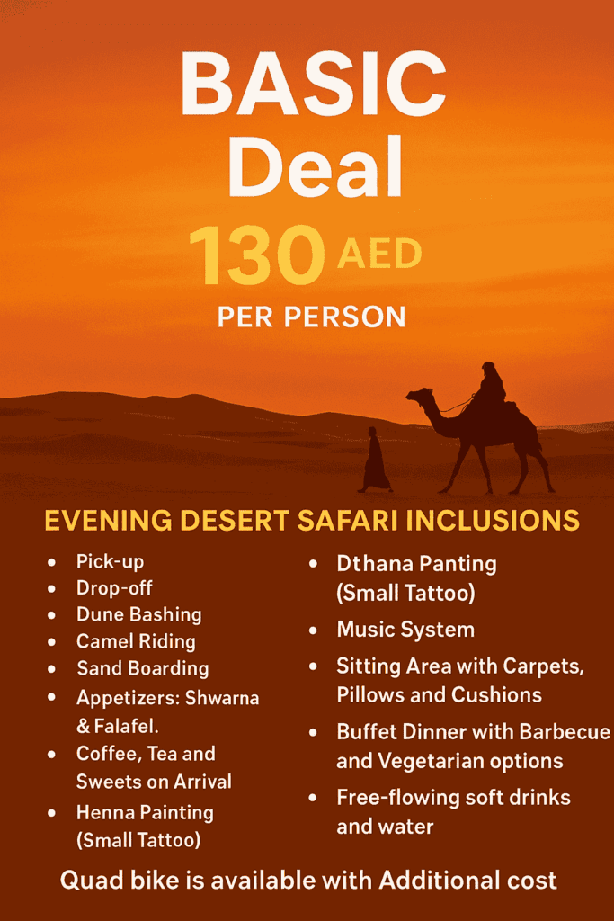 Evening Desert Safari