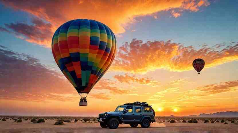 Hot Air Balloon Ride Dubai Desert