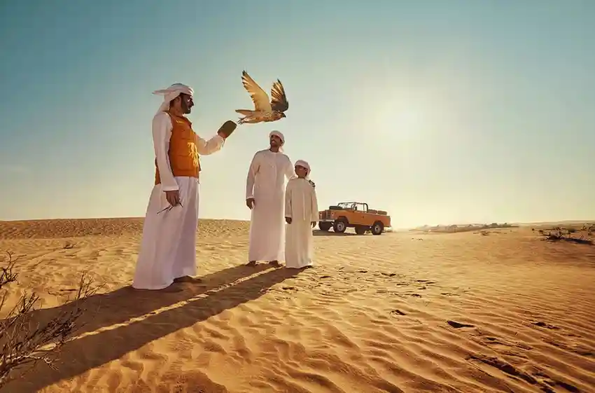 private desert safari Dubai for couples